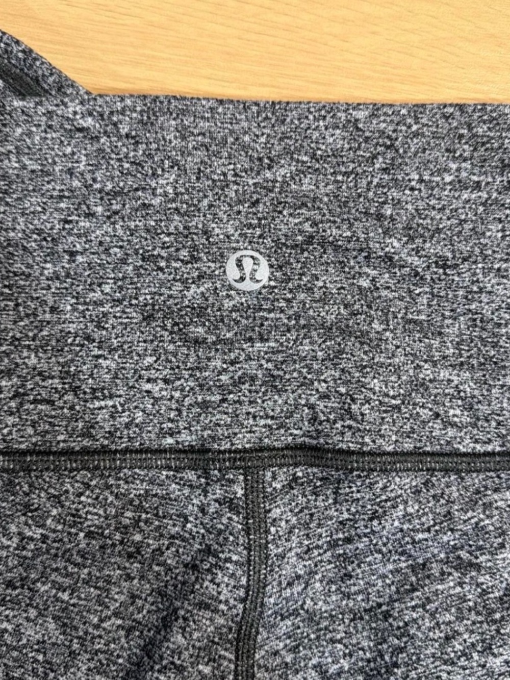 lululemon athletica Gray Marled High-Rise Leggings